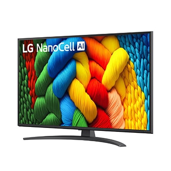 Foto inclinata TV Nanocell 43NANO81A6A
